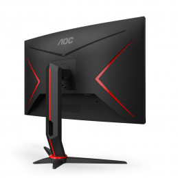 AOC CQ27G2S BK tietokoneen litteä näyttö 68,6 cm (27") 2560 x 1440 pikseliä Quad HD Musta, Punainen