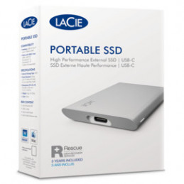 LaCie STKS2000400 ulkoinen SSD 2 TB Hopea