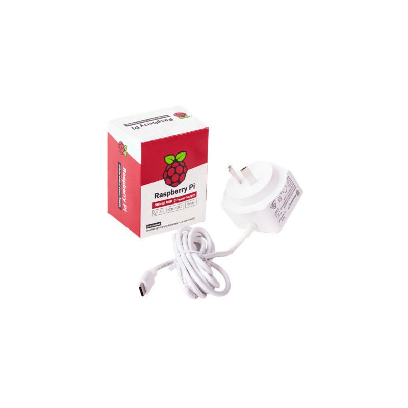 Raspberry Pi KSA-15E-051300HE WHITE virta-adapteri ja vaihtosuuntaaja Sisätila 15,3 W Valkoinen