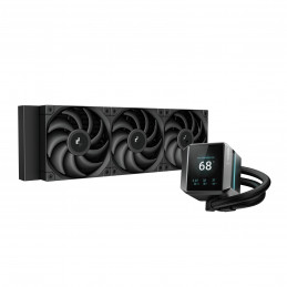 DeepCool MYSTIQUE 360 Suoritin All-in-one-nesteenjäähdytin 12 cm Musta 1 kpl