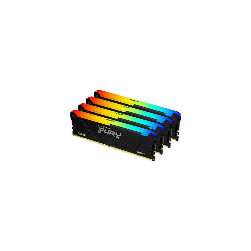 Kingston Technology FURY Beast RGB muistimoduuli 32 GB 4 x 8 GB DDR4