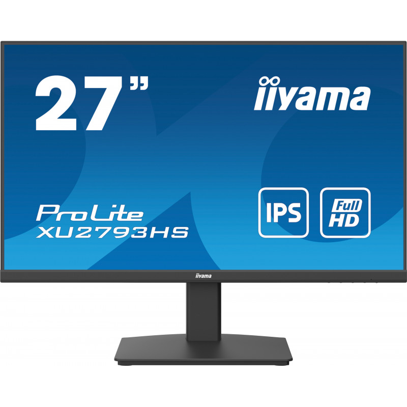 iiyama ProLite XU2793HS-B6 tietokoneen litteä näyttö 68,6 cm (27") 1920 x 1080 pikseliä Full HD LED Musta