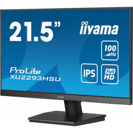 iiyama ProLite XU2293HSU-B6 tietokoneen litteä näyttö 54,6 cm (21.5") 1920 x 1080 pikseliä Full HD LED Musta