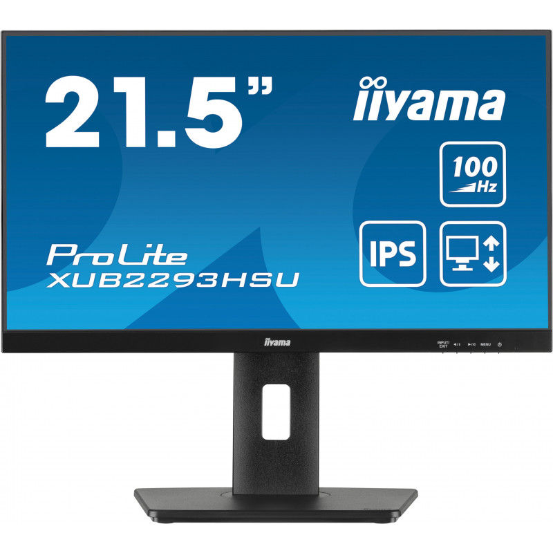 iiyama ProLite XUB2293HSU-B6 tietokoneen litteä näyttö 54,6 cm (21.5") 1920 x 1080 pikseliä Full HD LED Musta