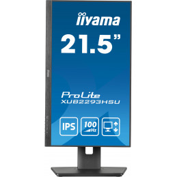 iiyama ProLite XUB2293HSU-B6 tietokoneen litteä näyttö 54,6 cm (21.5") 1920 x 1080 pikseliä Full HD LED Musta