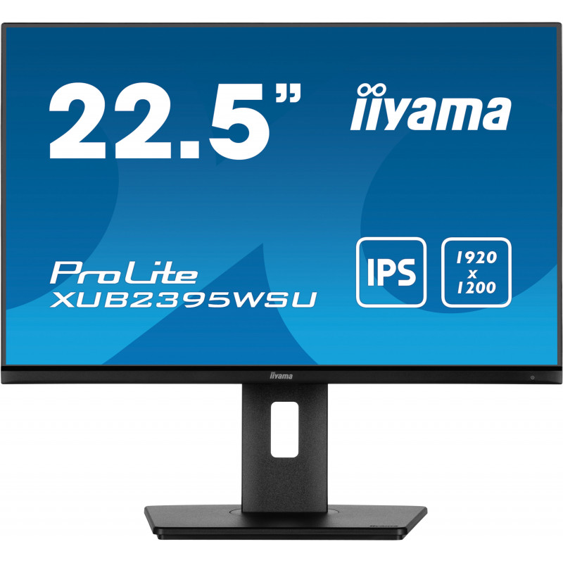 iiyama ProLite XUB2395WSU-B5 tietokoneen litteä näyttö 57,1 cm (22.5") 1920 x 1200 pikseliä WUXGA LCD Musta