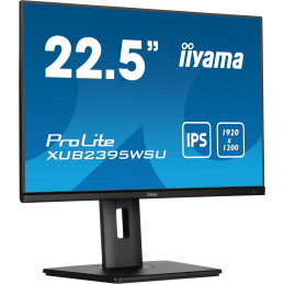 iiyama ProLite XUB2395WSU-B5 tietokoneen litteä näyttö 57,1 cm (22.5") 1920 x 1200 pikseliä WUXGA LCD Musta