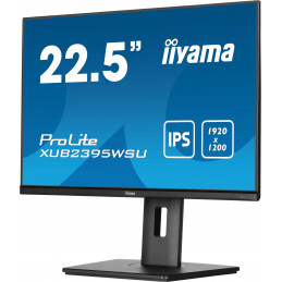 iiyama ProLite XUB2395WSU-B5 tietokoneen litteä näyttö 57,1 cm (22.5") 1920 x 1200 pikseliä WUXGA LCD Musta