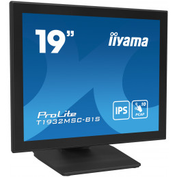 iiyama ProLite T1932MSC-B1S tietokoneen litteä näyttö 48,3 cm (19") 1280 x 1024 pikseliä Full HD LED Kosketusnäyttö Pöydän