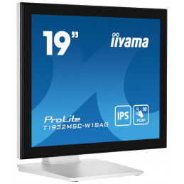 iiyama ProLite T1932MSC-W1SAG tietokoneen litteä näyttö 48,3 cm (19") 1280 x 1024 pikseliä Full HD LED Kosketusnäyttö Pöydän