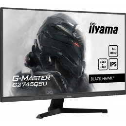 iiyama G-MASTER G2745QSU-B1 tietokoneen litteä näyttö 68,6 cm (27") 2560 x 1440 pikseliä Dual WQHD LED Musta