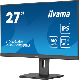 iiyama ProLite tietokoneen litteä näyttö 68,6 cm (27") 2560 x 1440 pikseliä Full HD LED Musta