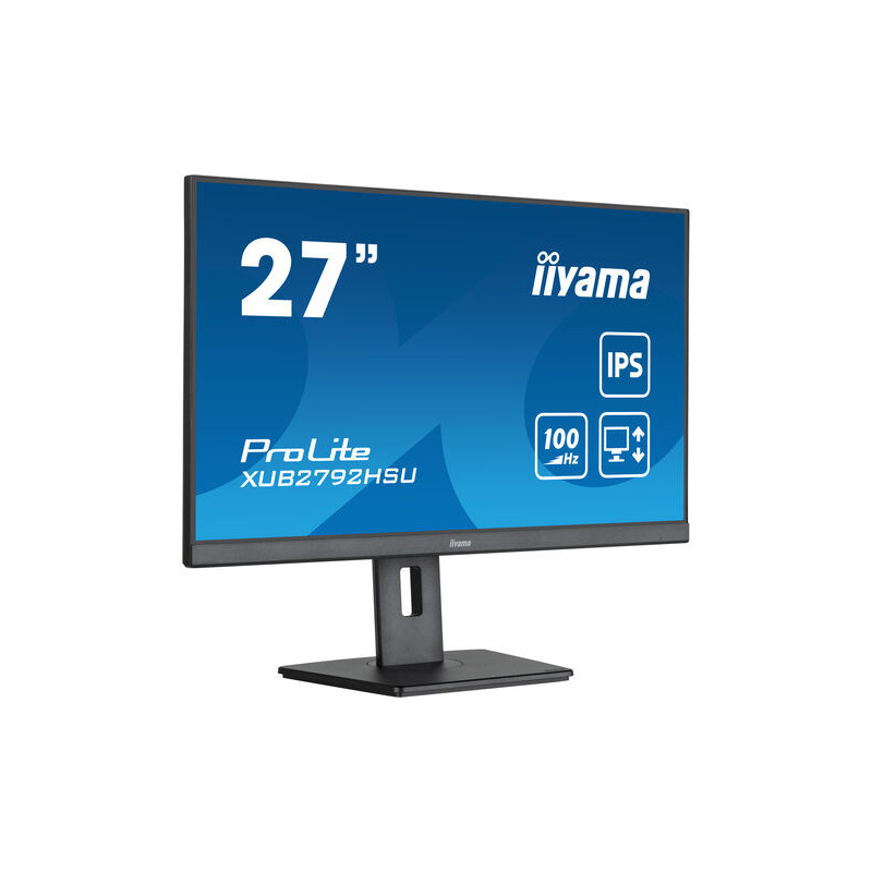 iiyama XUB2792HSU-B6 tietokoneen litteä näyttö 68,6 cm (27") 1920 x 1080 pikseliä Full HD LED Musta