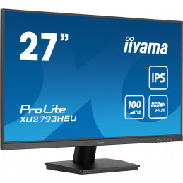 iiyama ProLite tietokoneen litteä näyttö 68,6 cm (27") 1920 x 1080 pikseliä Full HD LED Musta