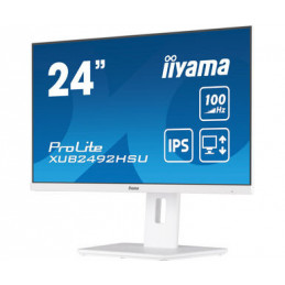 iiyama XUB2492HSU-W6 tietokoneen litteä näyttö 60,5 cm (23.8") 1920 x 1080 pikseliä Full HD LED Valkoinen