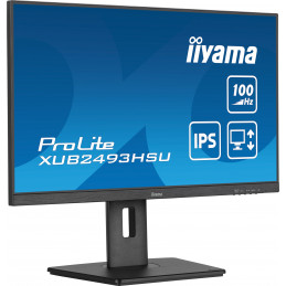 iiyama ProLite tietokoneen litteä näyttö 60,5 cm (23.8") 1920 x 1080 pikseliä Full HD LED Musta