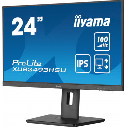 iiyama ProLite tietokoneen litteä näyttö 60,5 cm (23.8") 1920 x 1080 pikseliä Full HD LED Musta