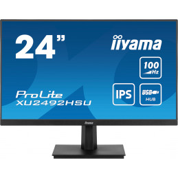 iiyama ProLite tietokoneen litteä näyttö 60,5 cm (23.8") 1920 x 1080 pikseliä Full HD LED Musta