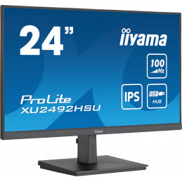 iiyama ProLite tietokoneen litteä näyttö 60,5 cm (23.8") 1920 x 1080 pikseliä Full HD LED Musta