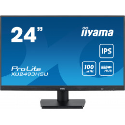 iiyama ProLite XU2493HSU-B6 tietokoneen litteä näyttö 61 cm (24") 1920 x 1080 pikseliä Full HD LED Musta