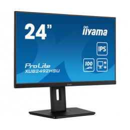 iiyama XUB2492HSU-B6 tietokoneen litteä näyttö 60,5 cm (23.8") 1920 x 1080 pikseliä Full HD LED Musta