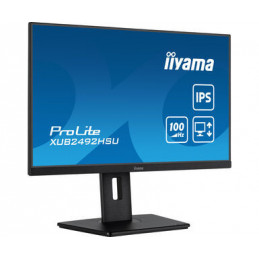 iiyama XUB2492HSU-B6 tietokoneen litteä näyttö 60,5 cm (23.8") 1920 x 1080 pikseliä Full HD LED Musta