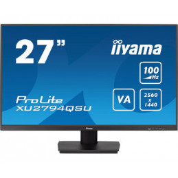 iiyama ProLite XU2794QSU-B6 tietokoneen litteä näyttö 68,6 cm (27") 2560 x 1440 pikseliä Wide Quad HD LCD Musta