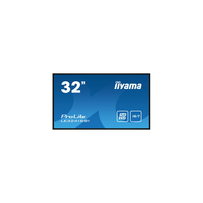 iiyama LE3241S-B1 infonäyttö Digitaalinen litteä infotaulu 80 cm (31.5") 350 cd m² Full HD Musta 18 7