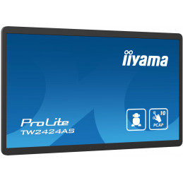 iiyama TW2424AS-B1 infonäyttö Digitaalinen litteä infotaulu 60,5 cm (23.8") Wi-Fi 250 cd m² 4K Ultra HD Musta Kosketusnäyttö