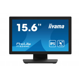 iiyama ProLite T1634MC-B1S tietokoneen litteä näyttö 39,6 cm (15.6") 1920 x 1080 pikseliä Full HD LED Kosketusnäyttö Musta