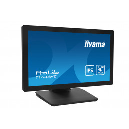 iiyama ProLite T1634MC-B1S tietokoneen litteä näyttö 39,6 cm (15.6") 1920 x 1080 pikseliä Full HD LED Kosketusnäyttö Musta