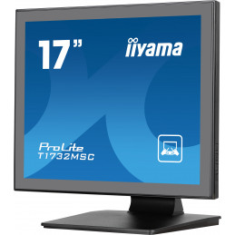 iiyama ProLite T1732MSC-B1SAG tietokoneen litteä näyttö 43,2 cm (17") 1280 x 1024 pikseliä Full HD LED Kosketusnäyttö Pöydän