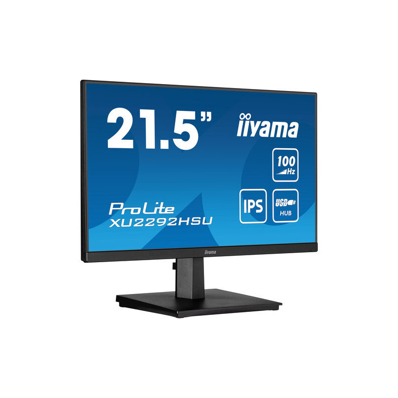 iiyama ProLite XU2292HSU-B6 tietokoneen litteä näyttö 54,6 cm (21.5") 1920 x 1080 pikseliä Full HD LED Musta