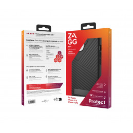 ZAGG Cases Denali Snap KS Apple iPhone 15 iPhone 14 13 Black EN FR