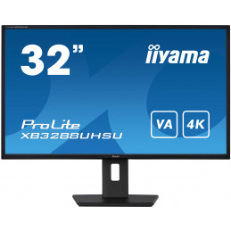 iiyama ProLite XB3288UHSU-B5 tietokoneen litteä näyttö 80 cm (31.5") 3840 x 2160 pikseliä 4K Ultra HD LCD Musta