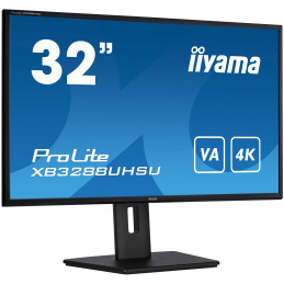 iiyama ProLite XB3288UHSU-B5 tietokoneen litteä näyttö 80 cm (31.5") 3840 x 2160 pikseliä 4K Ultra HD LCD Musta