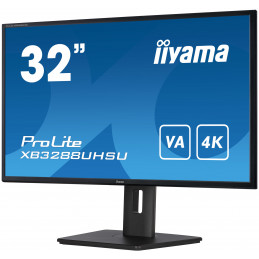 iiyama ProLite XB3288UHSU-B5 tietokoneen litteä näyttö 80 cm (31.5") 3840 x 2160 pikseliä 4K Ultra HD LCD Musta