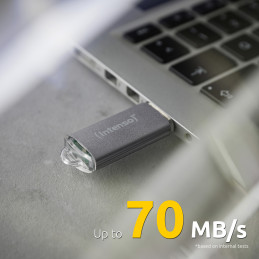 Intenso MEMORY DRIVE FLASH USB3.2 64GB 3541490 USB-muisti USB A-tyyppi 3.2 Gen 1 (3.1 Gen 1) Hopea