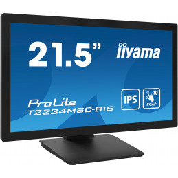 iiyama ProLite T2234MSC-B1S tietokoneen litteä näyttö 54,6 cm (21.5") 1920 x 1080 pikseliä Full HD Kosketusnäyttö Musta