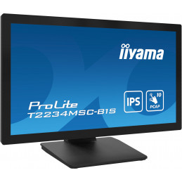 iiyama ProLite T2234MSC-B1S tietokoneen litteä näyttö 54,6 cm (21.5") 1920 x 1080 pikseliä Full HD Kosketusnäyttö Musta