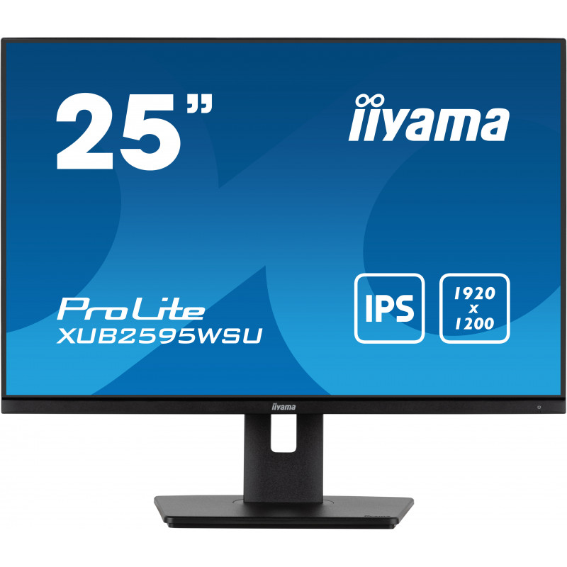 iiyama ProLite XUB2595WSU-B5 tietokoneen litteä näyttö 63,5 cm (25") 1920 x 1200 pikseliä WUXGA LED Musta