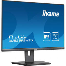 iiyama ProLite XUB2595WSU-B5 tietokoneen litteä näyttö 63,5 cm (25") 1920 x 1200 pikseliä WUXGA LED Musta