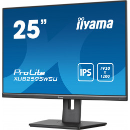 iiyama ProLite XUB2595WSU-B5 tietokoneen litteä näyttö 63,5 cm (25") 1920 x 1200 pikseliä WUXGA LED Musta