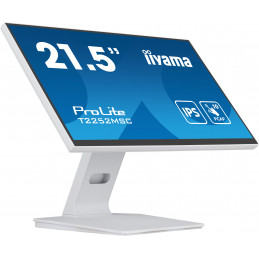 iiyama ProLite tietokoneen litteä näyttö 54,6 cm (21.5") 1920 x 1080 pikseliä Full HD LCD Kosketusnäyttö Taulukko Valkoinen