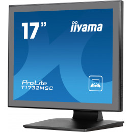 iiyama ProLite tietokoneen litteä näyttö 43,2 cm (17") 1280 x 1024 pikseliä LED Kosketusnäyttö Taulukko Musta