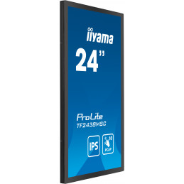 iiyama PROLITE Digitaalinen A-taulu 61 cm (24") LED 600 cd m² Full HD Musta Kosketusnäyttö