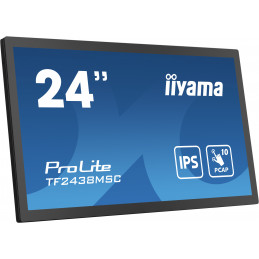 iiyama PROLITE Digitaalinen A-taulu 61 cm (24") LED 600 cd m² Full HD Musta Kosketusnäyttö