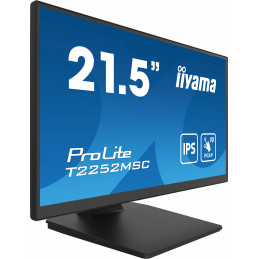 iiyama ProLite T2252MSC-B2 tietokoneen litteä näyttö 54,6 cm (21.5") 1920 x 1080 pikseliä Full HD LCD Kosketusnäyttö Musta