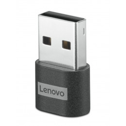 Lenovo 4X91C99226 kaapelin sukupuolenvaihtaja USB-C USB-A Musta