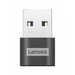 Lenovo 4X91C99226 kaapelin sukupuolenvaihtaja USB-C USB-A Musta